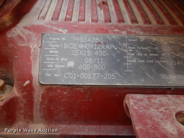 image for item IQ9287 2012 Freightliner Coronado SD  dump truck