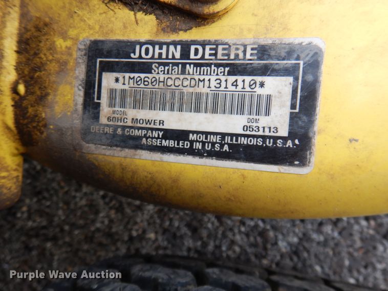 image for item IS9641 2013 John Deere EZ Trak  ZTR lawn mower