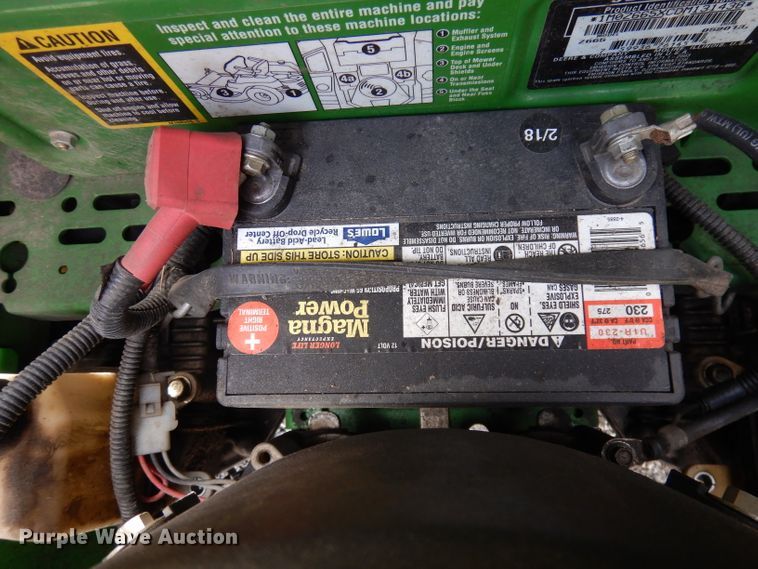 image for item IS9641 2013 John Deere EZ Trak  ZTR lawn mower