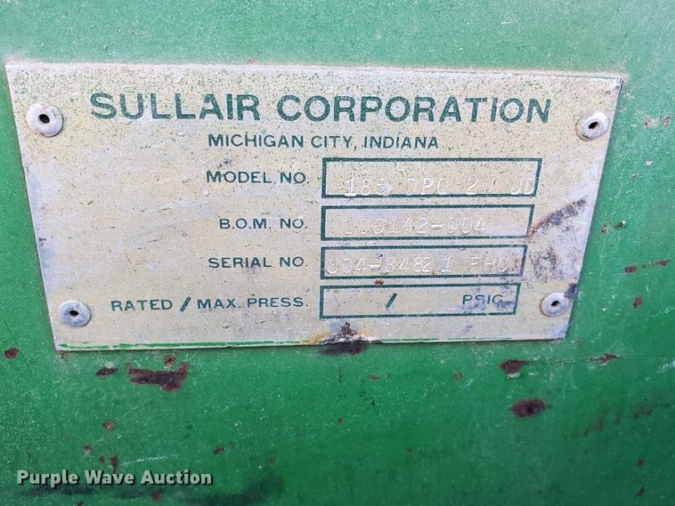 image for item IT9808 Sullair 185DPC2WJD  air compressor