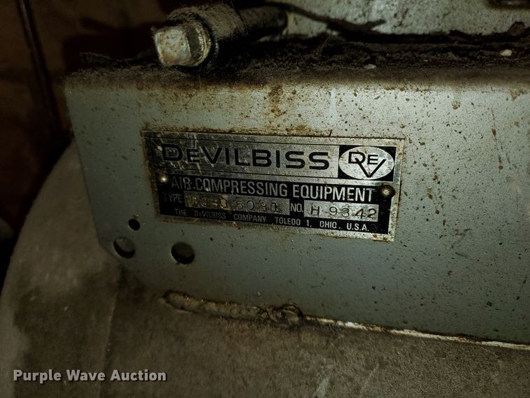 image for item IX9774 DeVilbiss  air compressor