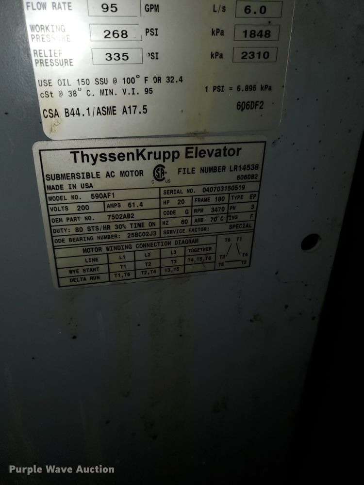 image for item IX9778 Dover elevator controls