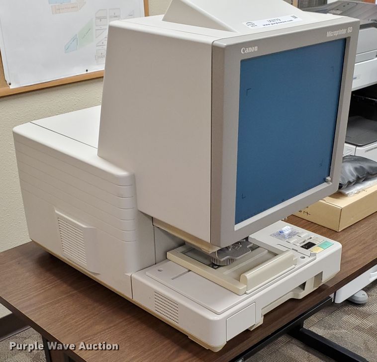 image for item IX9779 Canon Microprinter 60 microfiche reader/printer