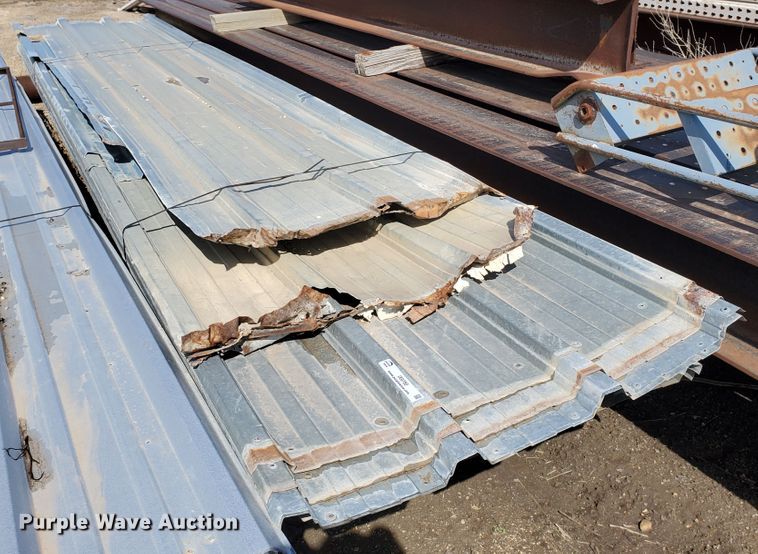 image for item IX9780 Approximately 30 sheets of Pro-Panel tin