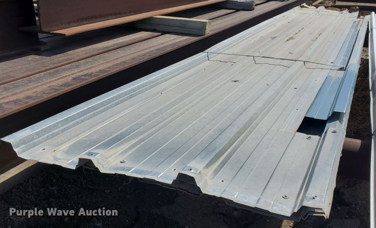 image for item IX9780 Approximately 30 sheets of Pro-Panel tin