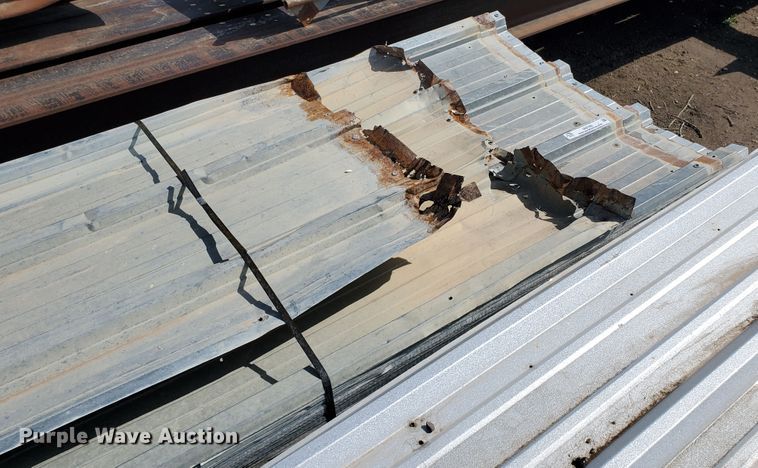 image for item IX9780 Approximately 30 sheets of Pro-Panel tin