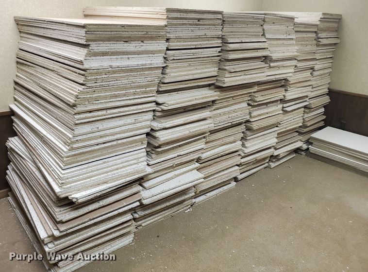 image for item IX9832 Approximately 700 ceiling tiles