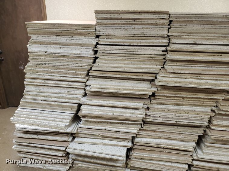 image for item IX9832 Approximately 700 ceiling tiles