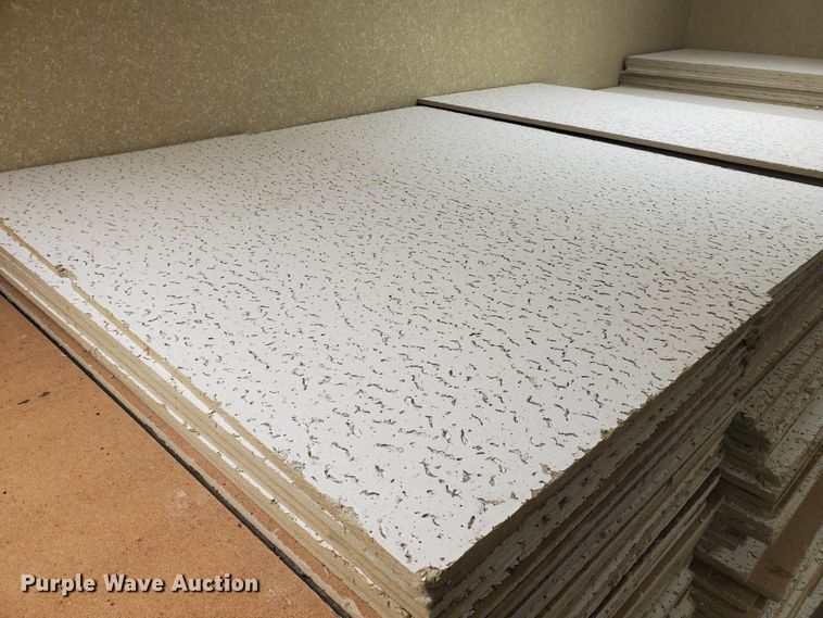 image for item IX9832 Approximately 700 ceiling tiles