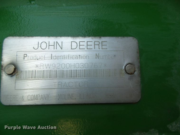 image for item DI5584 2000 John Deere 9200  4WD tractor