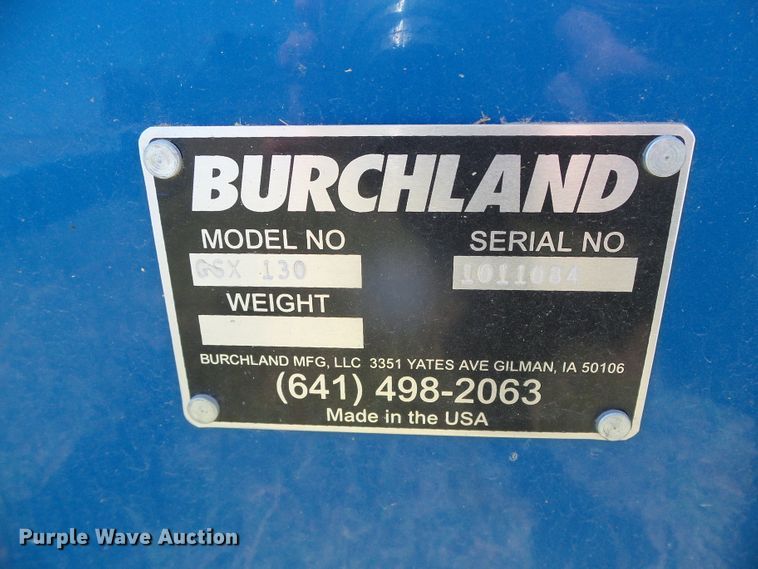 image for item DI5588 2019 Burchland GSX130  drive over pit auger