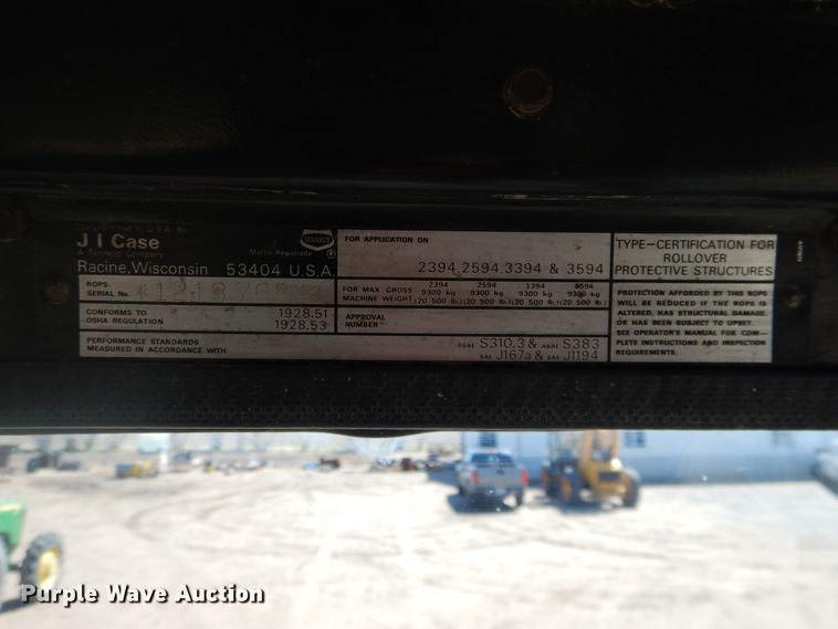 image for item DJ1223 1987 Case IH 3594  MFWD tractor