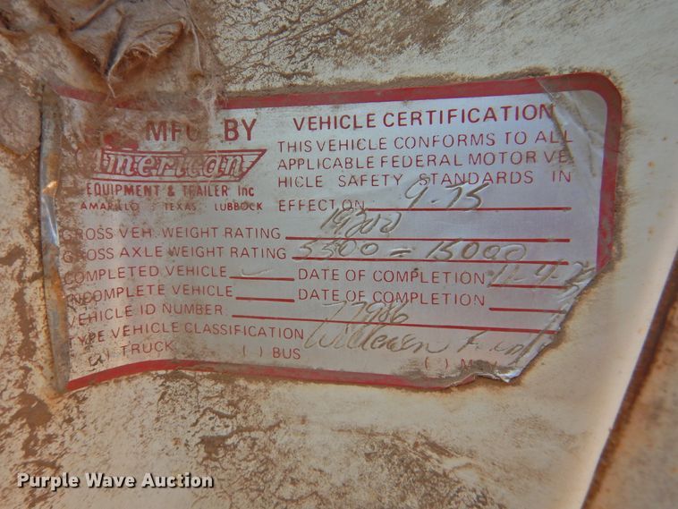 image for item DJ8446 1976 Ford  grain truck