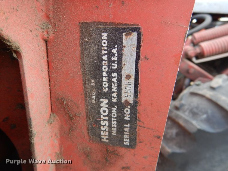 image for item DL2999 Hesston 6600  windrower