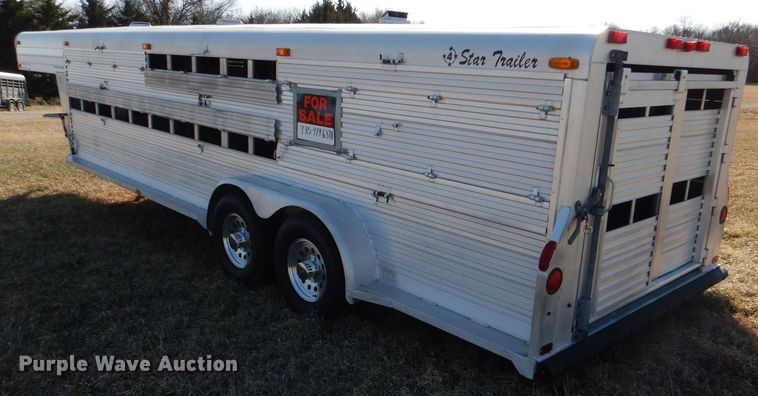 image for item DL4799 1992 4 Star Trailers  livestock trailer