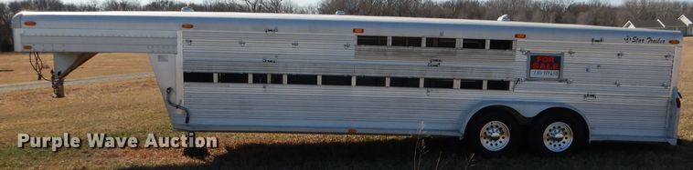 image for item DL4799 1992 4 Star Trailers  livestock trailer