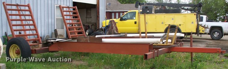 image for item GQ9589 Donahue  windrower trailer