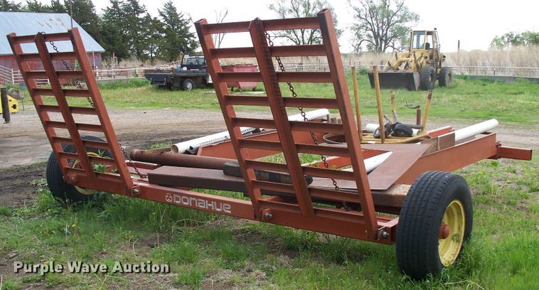 image for item GQ9589 Donahue  windrower trailer