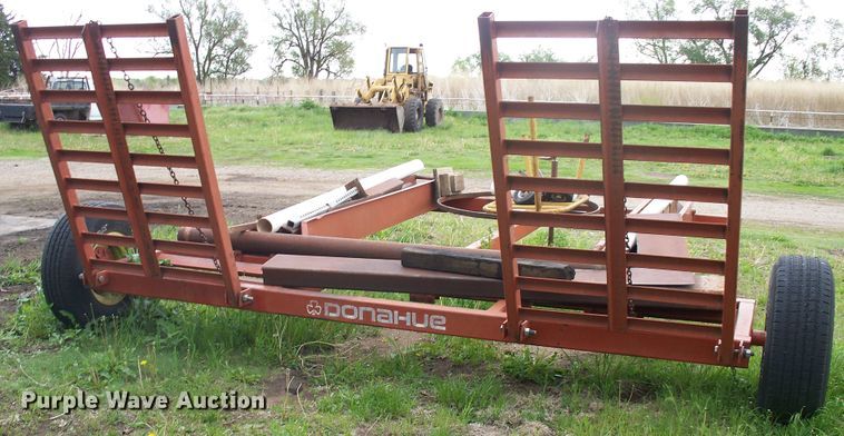 image for item GQ9589 Donahue  windrower trailer