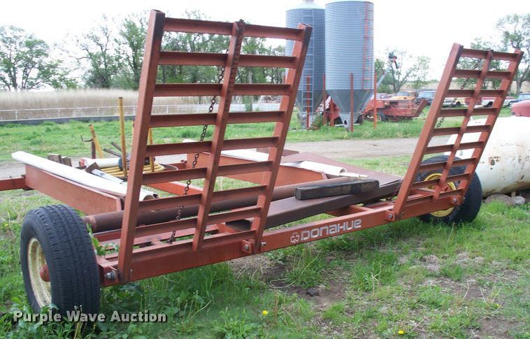 image for item GQ9589 Donahue  windrower trailer