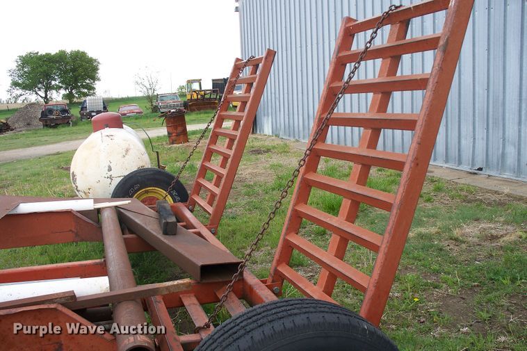 image for item GQ9589 Donahue  windrower trailer