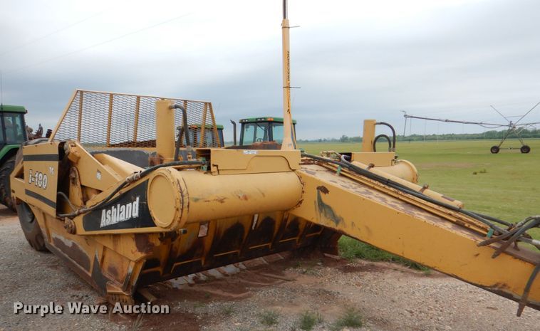 image for item HL9416 2004 Ashland I-180TS  scraper with utility trailer