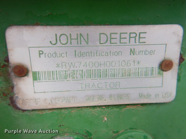 image for item HL9431 1994 John Deere 7400  tractor