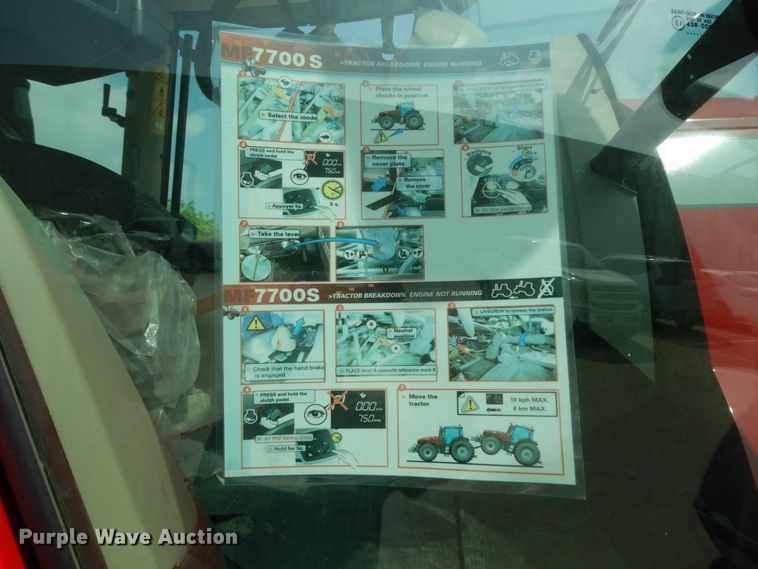 image for item HR9682 2019 Massey-Ferguson 7724S  MFWD tractor