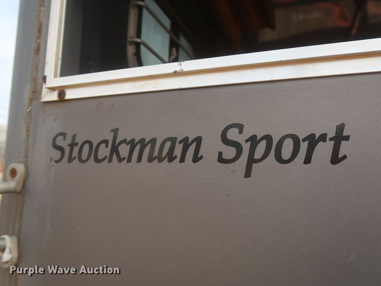 image for item HT9673 2003 Legend Stockman Sport  livestock trailer