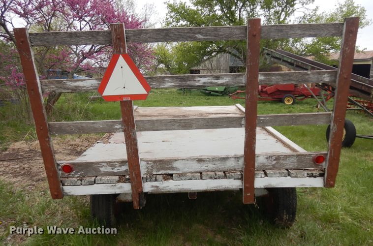 image for item ID9772 Shop built hay wagon