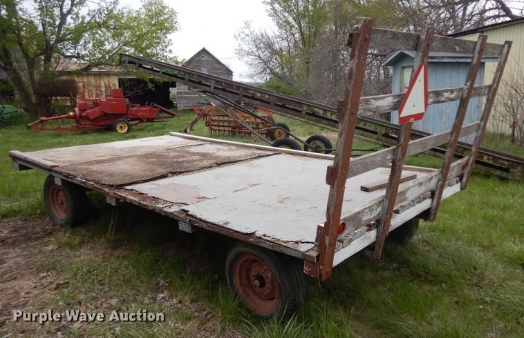 image for item ID9772 Shop built hay wagon
