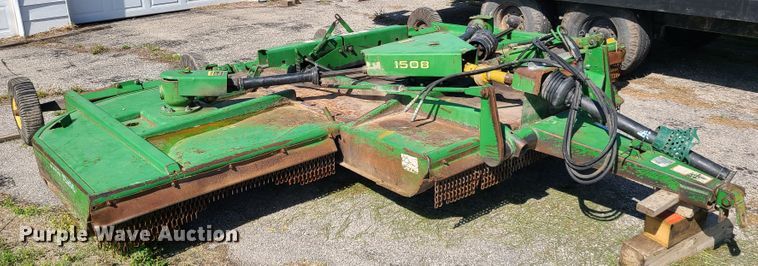 image for item IJ9035 John Deere 1508  batwing rotary mower
