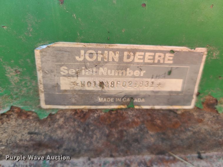 image for item IJ9035 John Deere 1508  batwing rotary mower