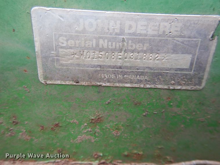 image for item IJ9291 John Deere 1508  batwing rotary mower