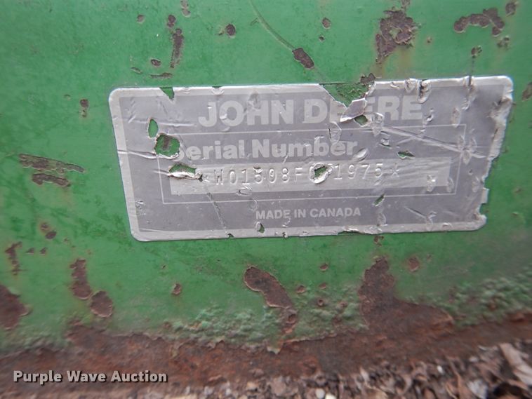 image for item IJ9293 John Deere 1508  batwing rotary mower