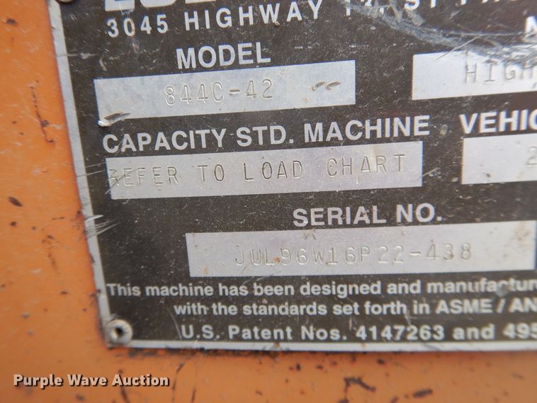 image for item IJ9330 1995 Lull 844C-42  telehandler