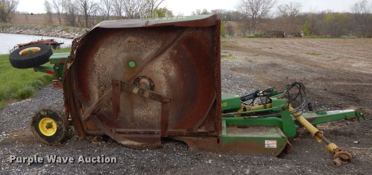 image for item IL9272 John Deere 1508  batwing rotary mower