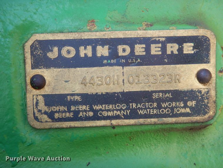 image for item IL9280 1973 John Deere 4430  tractor