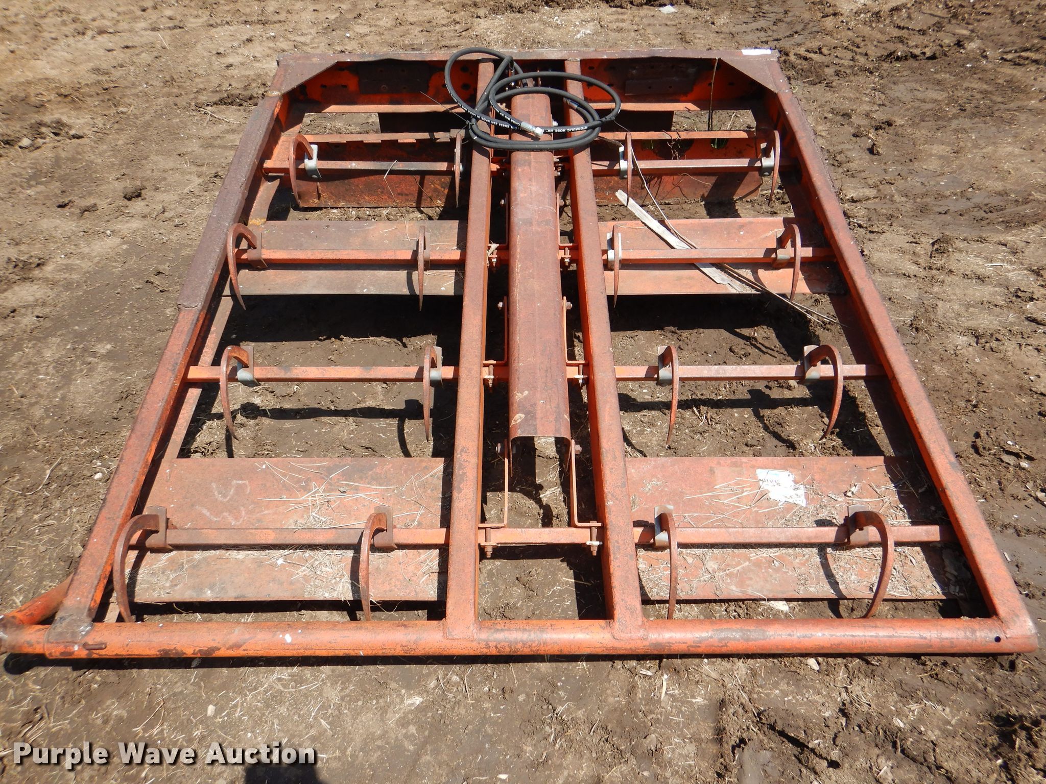 Bale Hand 70"W skid steer bale grabber in Harveyville, KS Item DL2958 sold Purple Wave
