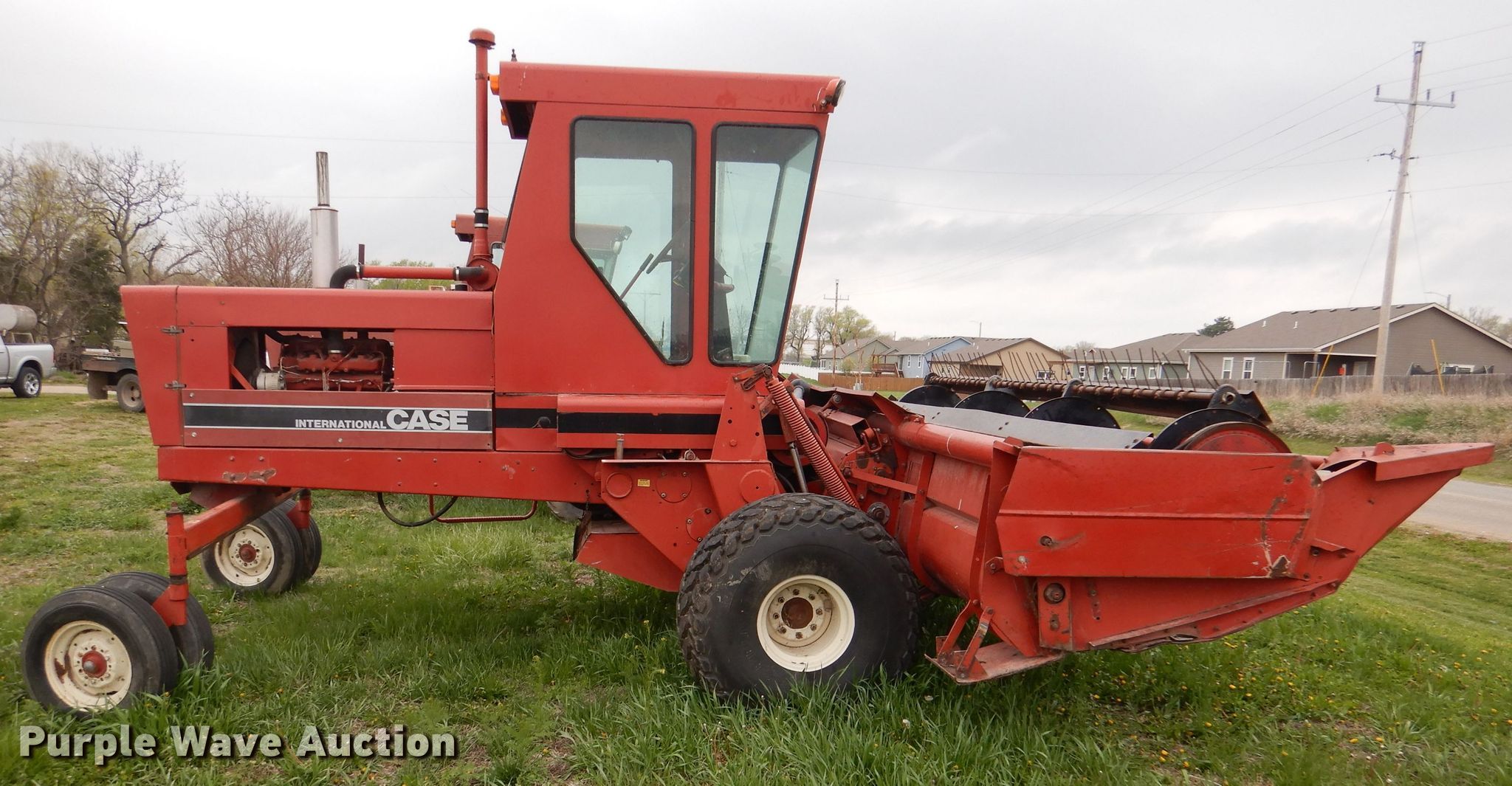 1984 Case IH 5000 windrower in Milford, KS Item DL8750 sold Purple Wave