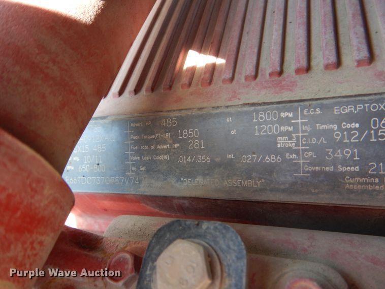 image for item DJ0771 2012 Kenworth T800  winch truck