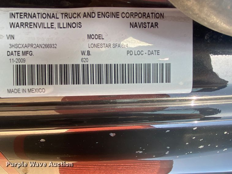 image for item DJ1198 2010 International Lonestar  Harley-Davidson edition semi truck