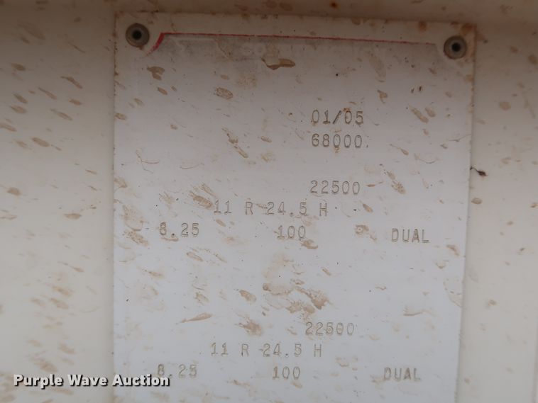 image for item DJ1889 2005 CTS BDT-40  bottom dump trailer