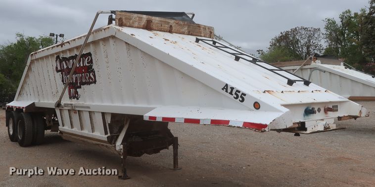 image for item DJ1890 2003 CTS  bottom dump trailer