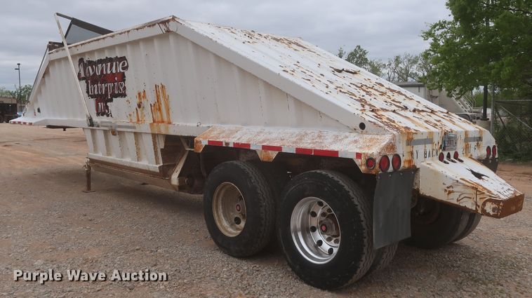 image for item DJ1890 2003 CTS  bottom dump trailer