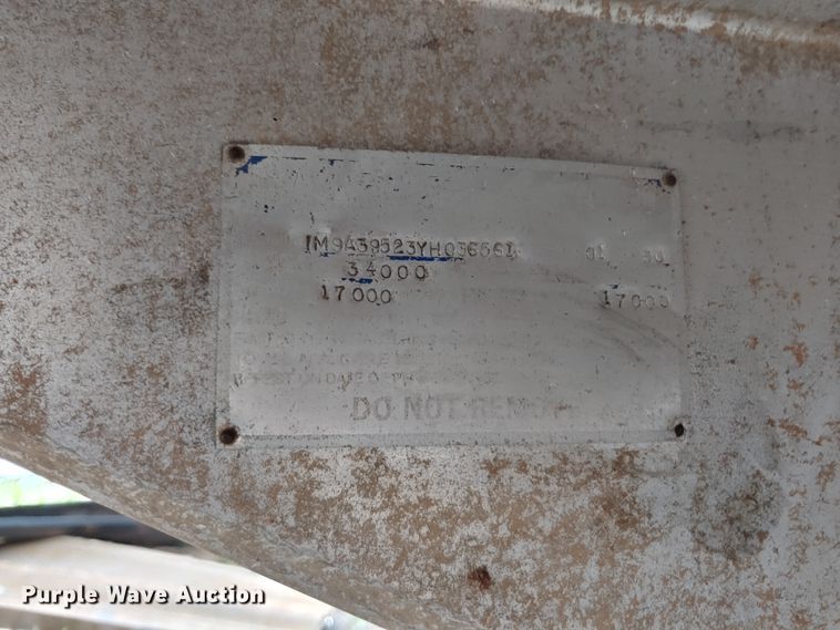 image for item DJ1892 2000 Mate  end dump trailer