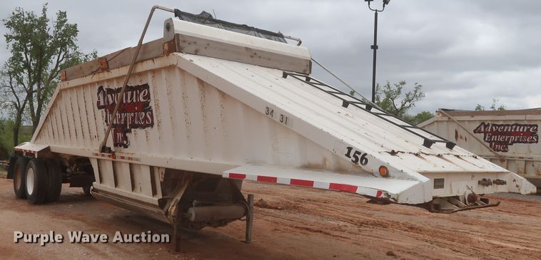 image for item DJ1893 2001 CTS BDT-40  bottom dump trailer