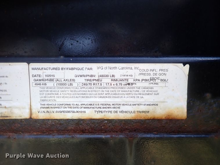 image for item DJ5508 2016 Kaufman Max 6  car carrier