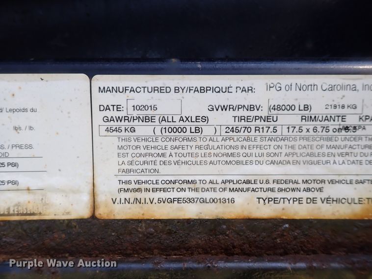 image for item DJ5508 2016 Kaufman Max 6  car carrier