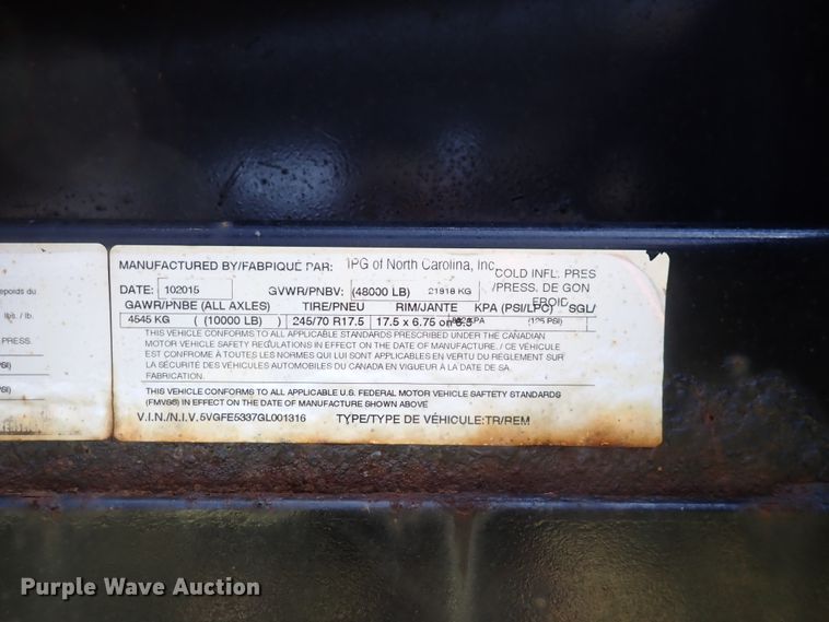 image for item DJ5508 2016 Kaufman Max 6  car carrier